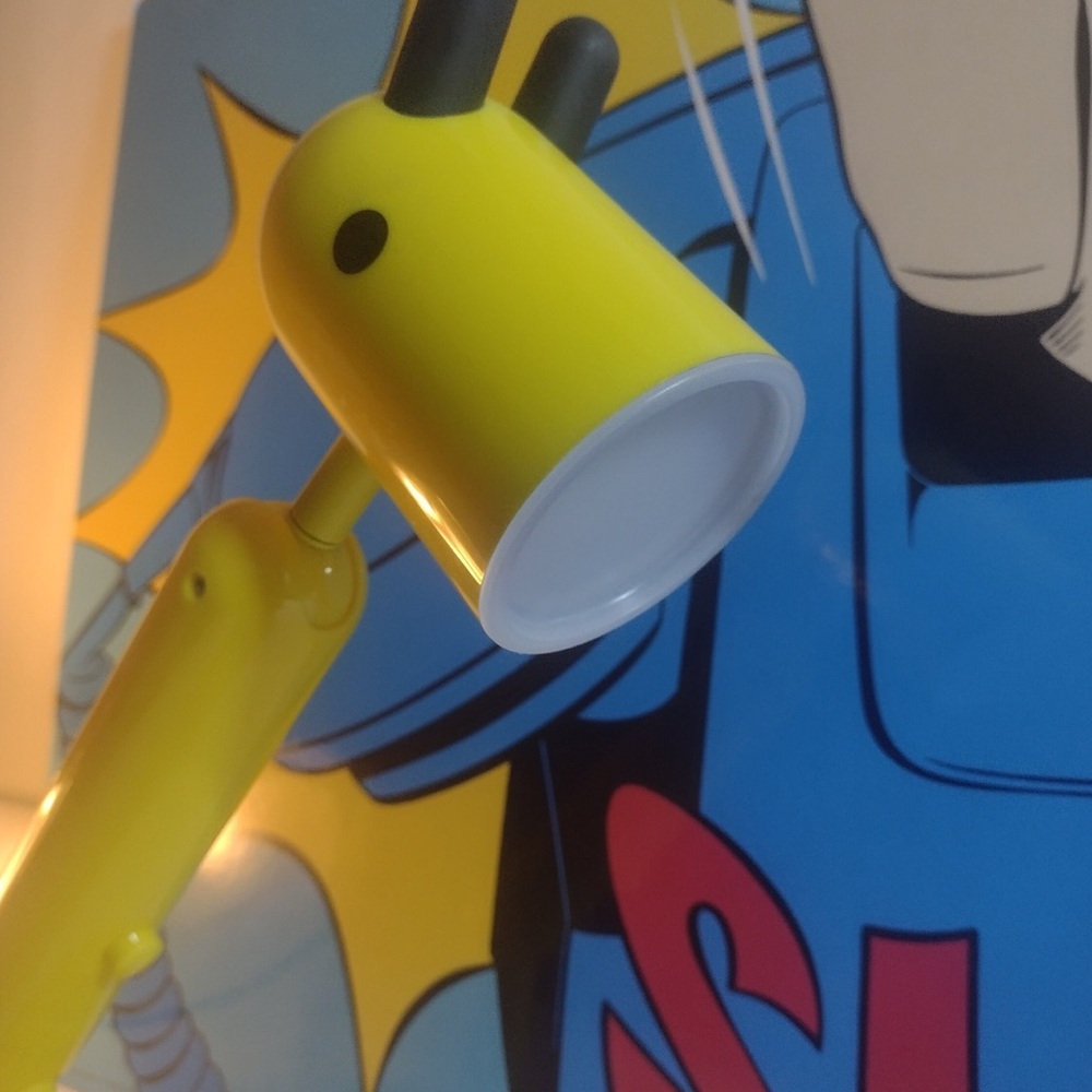 Ikea  KRUX Yellow Giraffe Children's LED 15" Lamp vintage - Picture 7 of 8